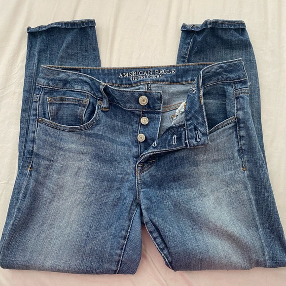 American Eagle Outfitters Denim - AEO Cropped Boy Jeans